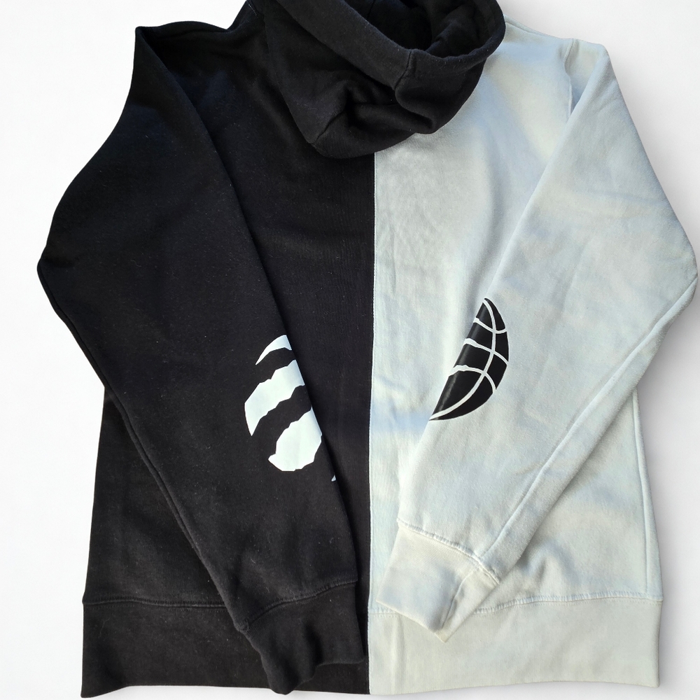 NBA Black and White Split Hoodie - Picture 4 of 8
